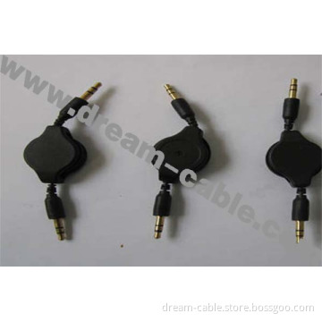 Retractable 3.5mm Stereo Audio Cable for iPod (YTX106)